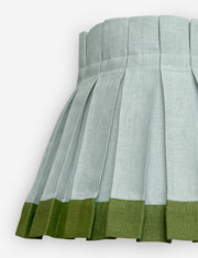 Color Block Classic Box Pleat Lampshade - Designer Table Lamp