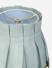 Color Block Classic Box Pleat Lampshade - Designer Table Lamp