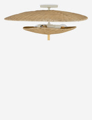 Iverley Semi-Flush Mount Light - Semi Flush Ceiling Light for Bedrooms