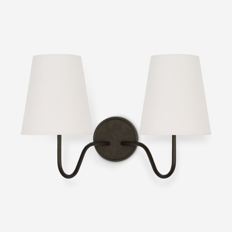 Lyndsie Double Sconce - Wall Sconce Lighting for Bedrooms Fixture