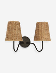 Lyndsie Double Sconce - Wall Sconce Lighting for Bedrooms Fixture