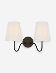 Lyndsie Double Sconce - Wall Sconce Lighting for Bedrooms Fixture