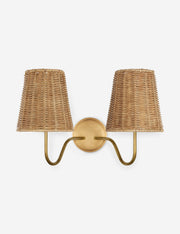 Lyndsie Double Sconce - Wall Sconce Lighting for Bedrooms Fixture