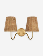 Lyndsie Double Sconce - Wall Sconce Lighting for Bedrooms Fixture