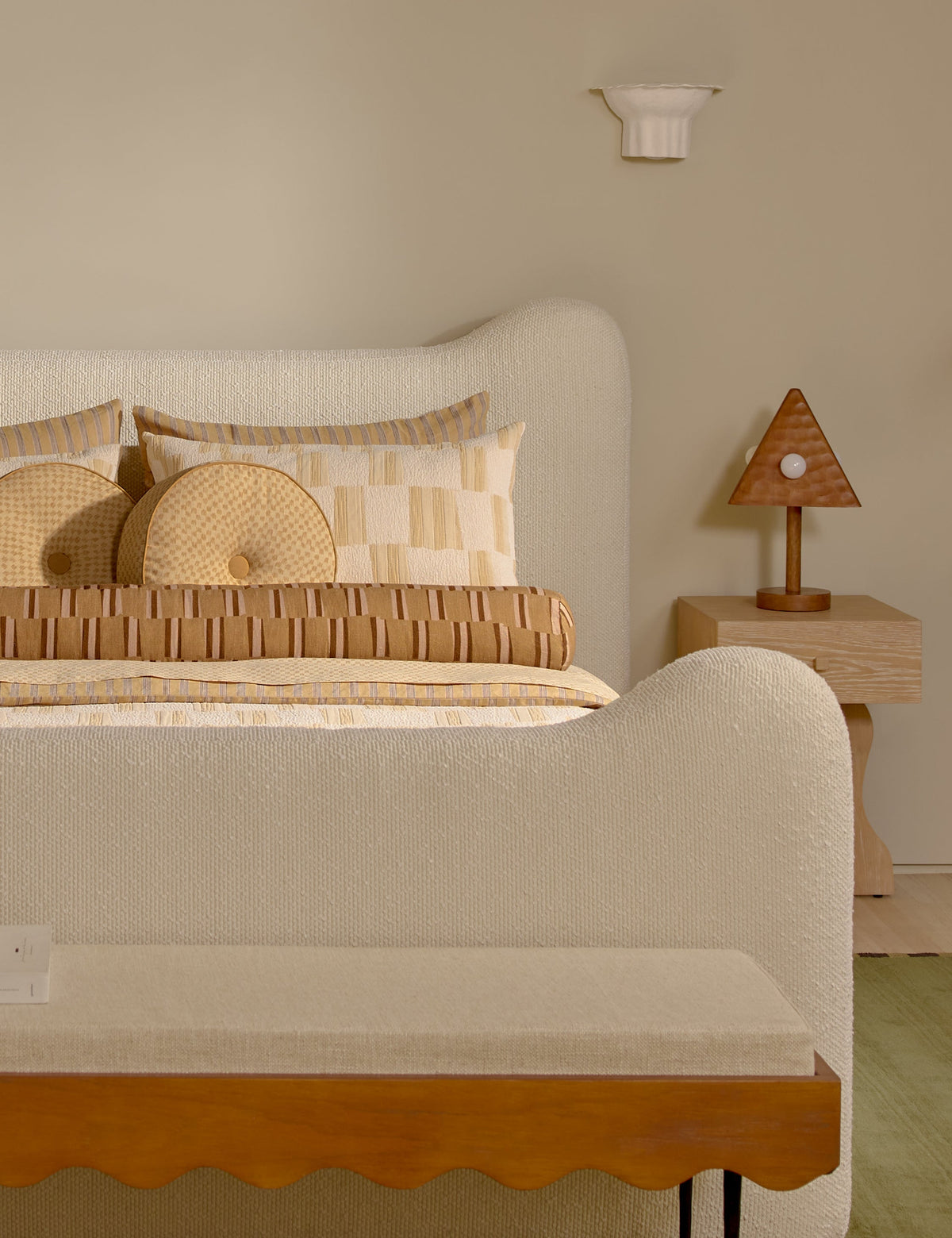 Kolmio Table Lamp - Designer Table Lamp for Nightstands Light in a room