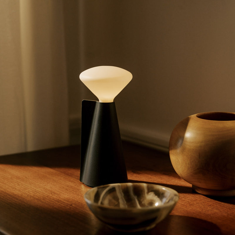 Mantle Cordless Table Lamp - Cordless Rechargeable Lamp Portable Light