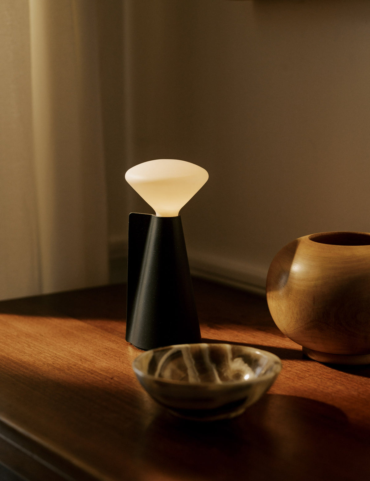 Mantle Cordless Table Lamp - Cordless Rechargeable Lamp Portable Light