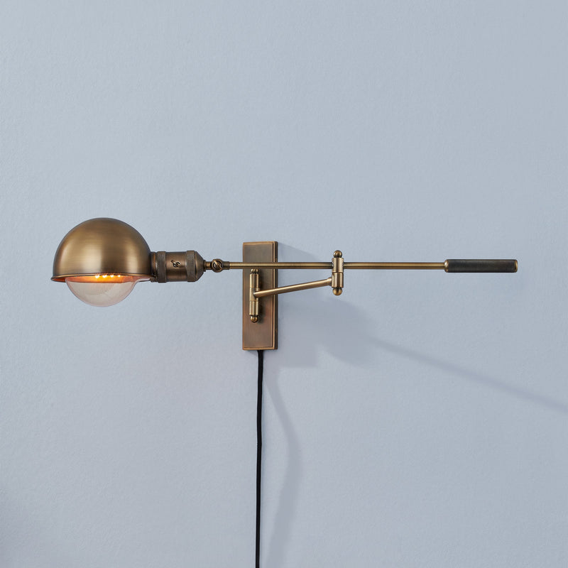 Arthur Plug-In Sconce - Wall Sconce Lighting for Bedrooms Fixture