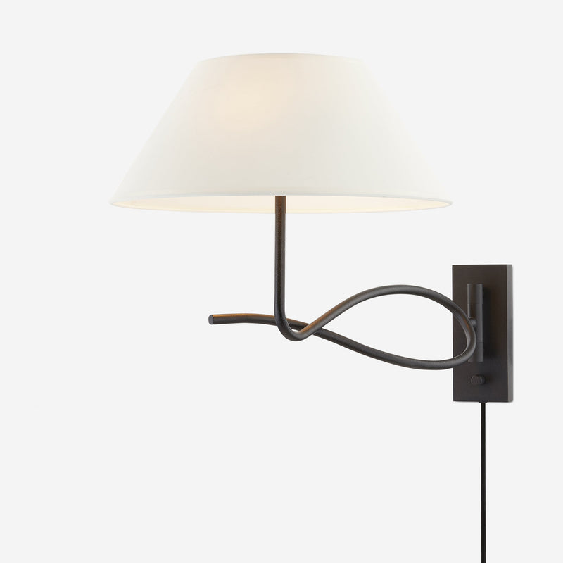 Alameda Plug-In Sconce - Wall Sconce Lighting for Bedrooms Fixture