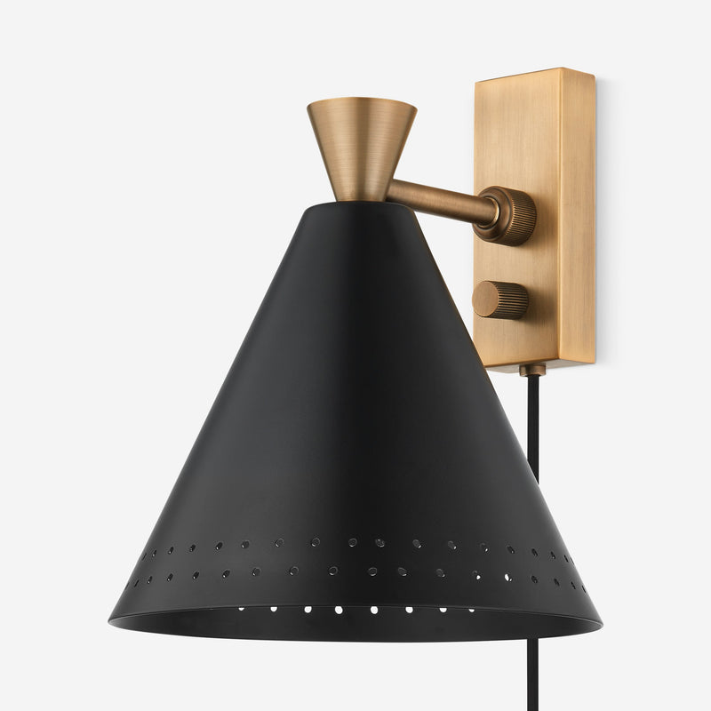 Keady Plug-In Sconce - Wall Sconce Lighting for Bedrooms Fixture