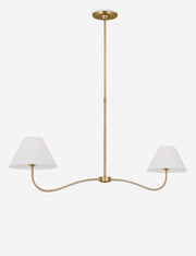 Swanner Linear Chandelier - Dining Room Chandelier Fixture Modern Home