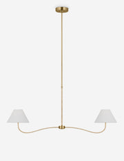 Swanner Linear Chandelier - Dining Room Chandelier Fixture Modern Home