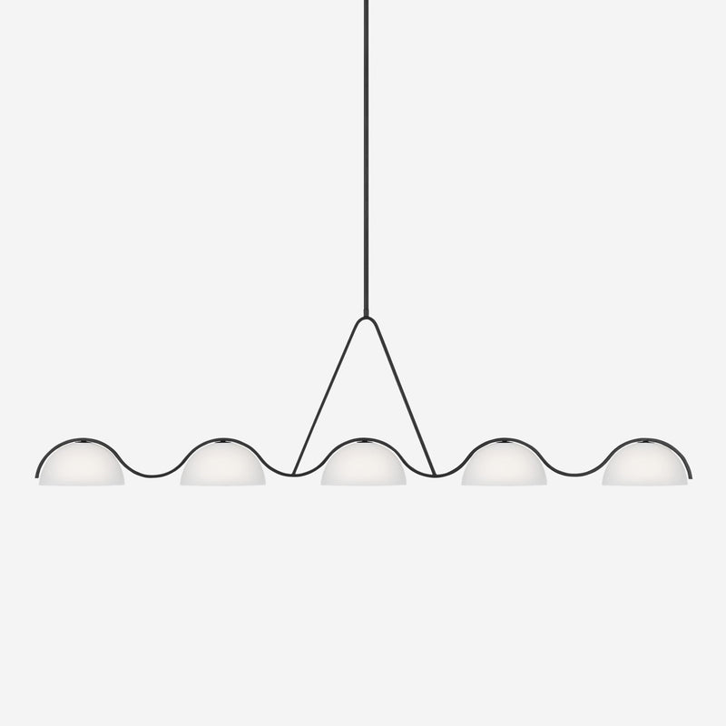 Nido Linear Chandelier - Dining Room Chandelier Fixture Modern Home