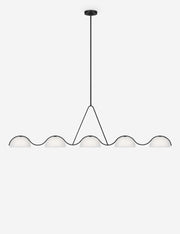 Nido Linear Chandelier - Dining Room Chandelier Fixture Modern Home