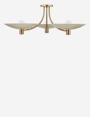 Taro Semi-Flush Mount Light - Semi Flush Ceiling Light for Bedrooms