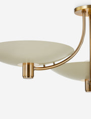 Taro Semi-Flush Mount Light - Semi Flush Ceiling Light for Bedrooms