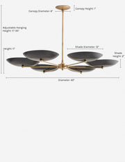 Griffith Chandelier - Dining Room Chandelier Fixture for Dining Rooms