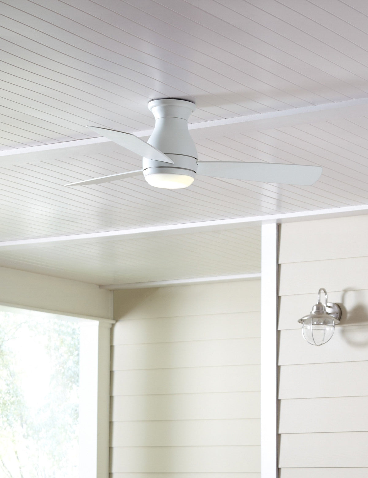 Vega Ceiling Fan + Light - Ceiling Fan with Light Indoor Fixture in a room