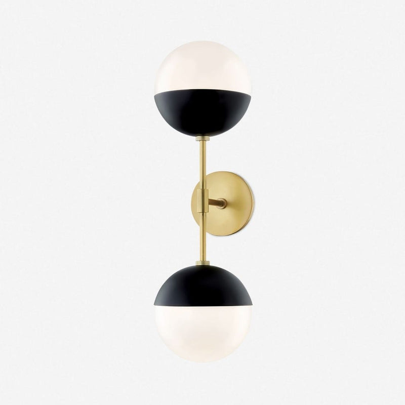 Lilu 2-Light Sconce - Wall Sconce Lighting for Bedrooms Fixture