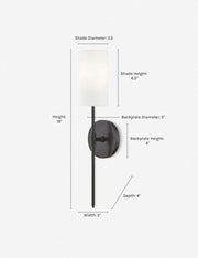Jensine Sconce - Wall Sconce Lighting for Bedrooms Modern Wall Light