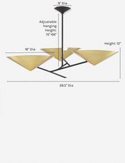 Nari Chandelier - Dining Room Chandelier Fixture for Dining Rooms